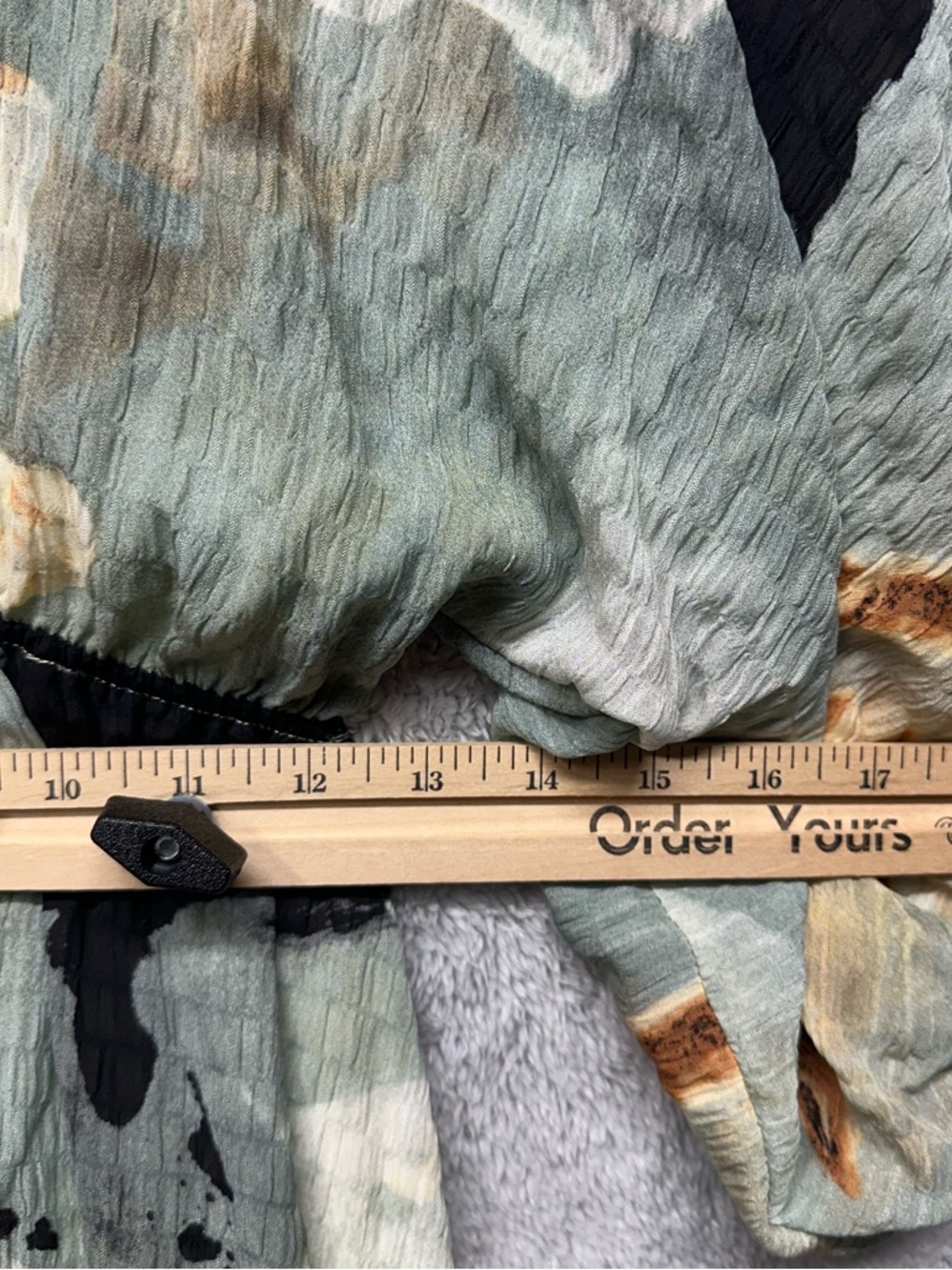 Urban Outfitters Abstract Print Tie Front Mini Dress Boho Flowy Small - Picture 5 of 6